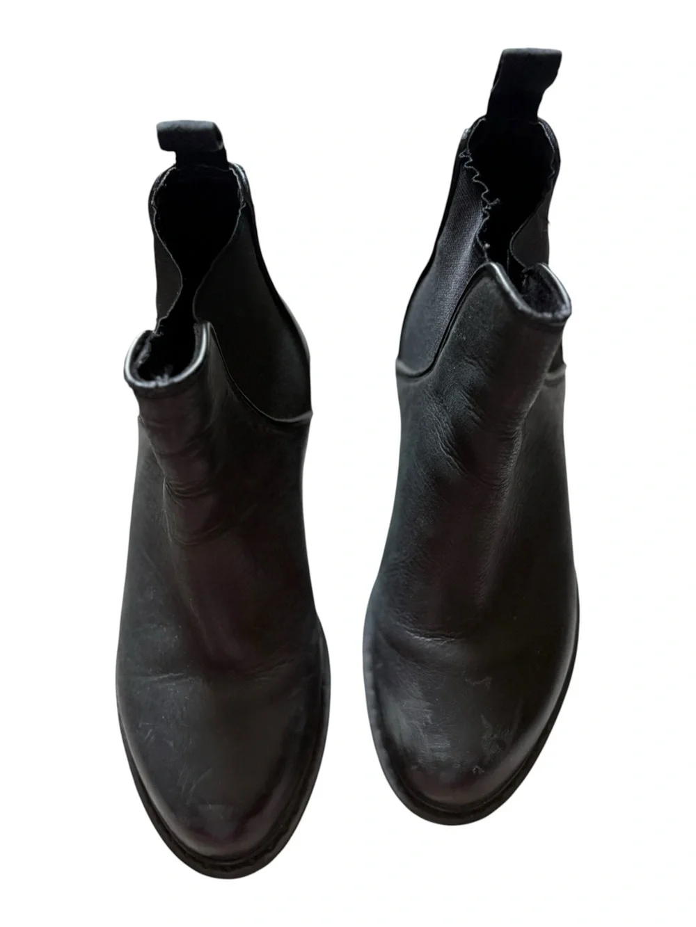 Dr. Martens Black Leather Platform Chelsea Boots | EU 37